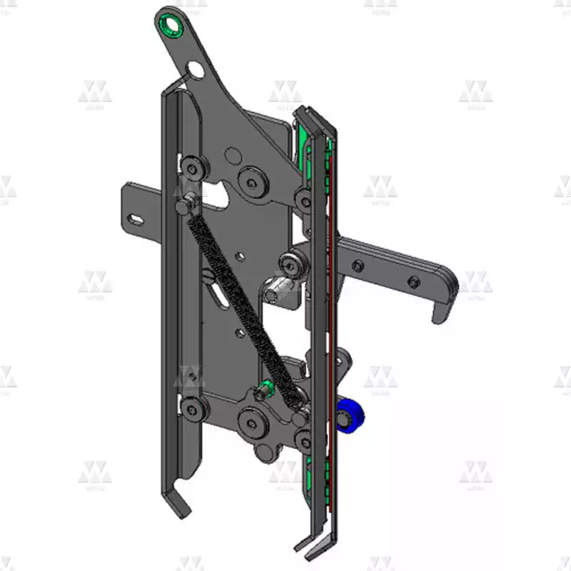 Wittur Shop - 1x Reinforced Expansion skate with car door locking