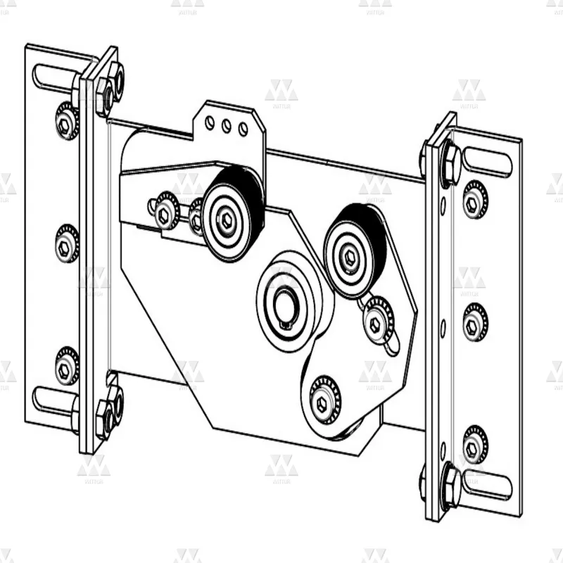 0905040G03-A | Landing Panel Mounted Roller Unit