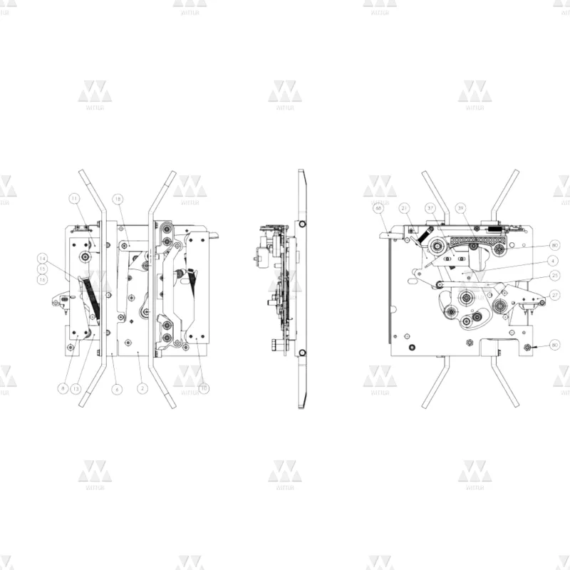 1047306A06-A | Lock Coupler - AMD01L coupler right NH=300 (605390G06)
