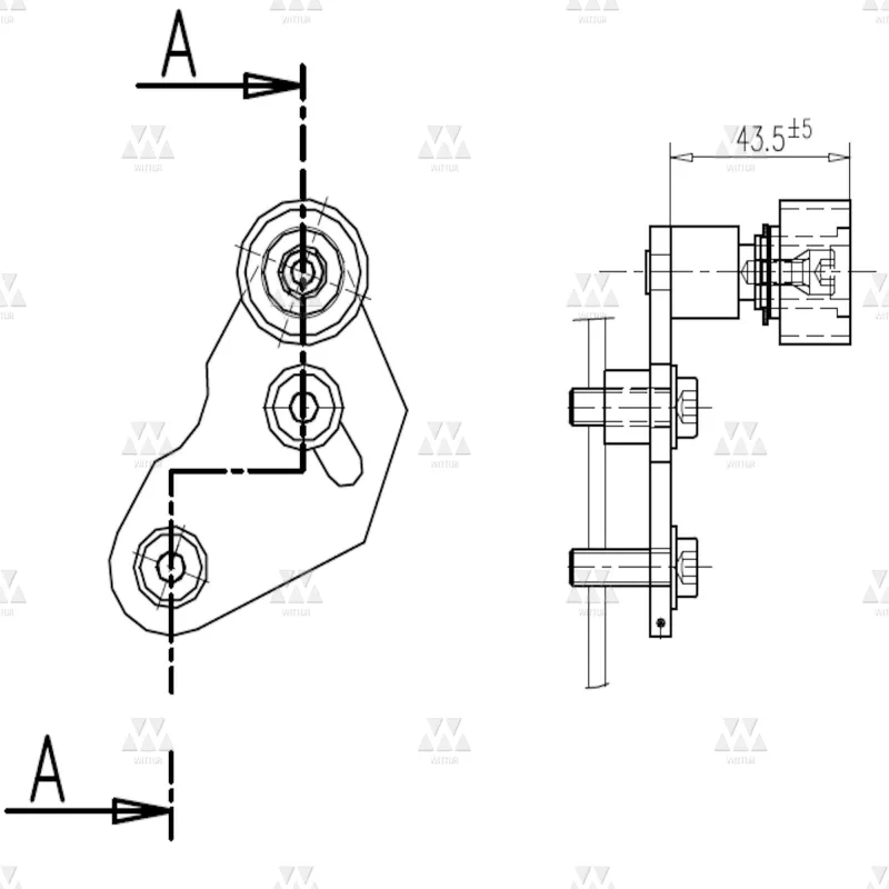 903283G02 | Roller unit AMDL right