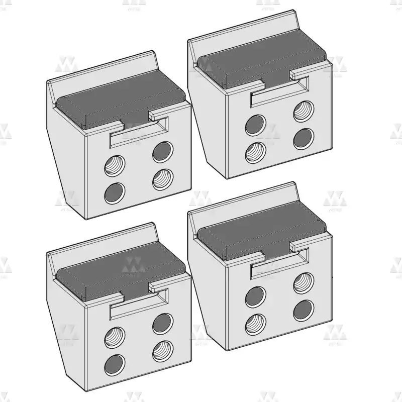 BL-B116AAEX | 1x Kit carriage counter guide shoe (2 Left & 2 Right)