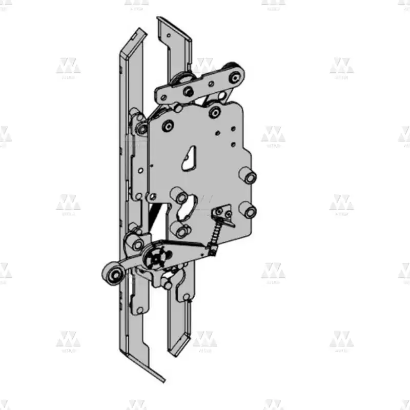 BL-B152ACTX07 | 1x Expansion skate without car door locking device EN81 IP20 (door "L") - ASME 17.1 - 2013 - Unlocking zone ±175mm