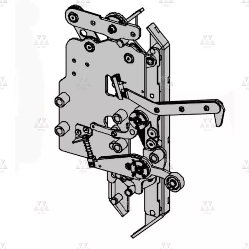 BL-B152ACUX09 | 1x Expansion skate with car door locking device EN81 IP20 (door "R") - ASME 17.1 - 2013 - Unlocking zone ±175mm