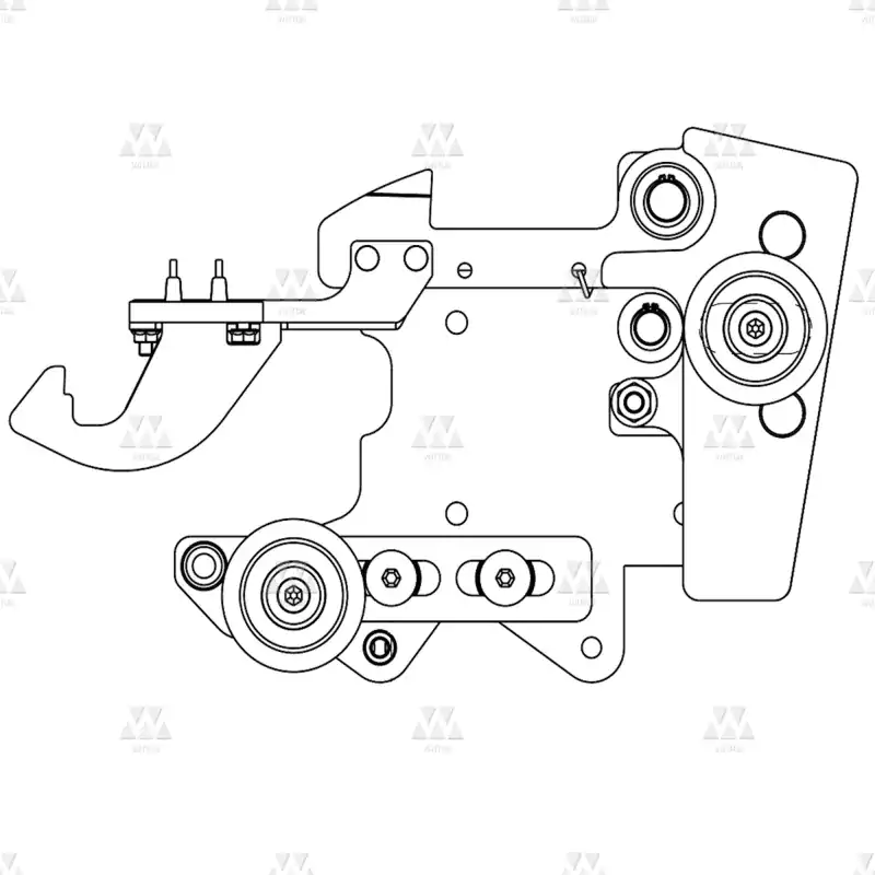 BL-B153ACIX24 | 1x IP20 unified landing door lock assembly with jumper in rynite With UL Label (S 2R) Replaces B153ABIX1402