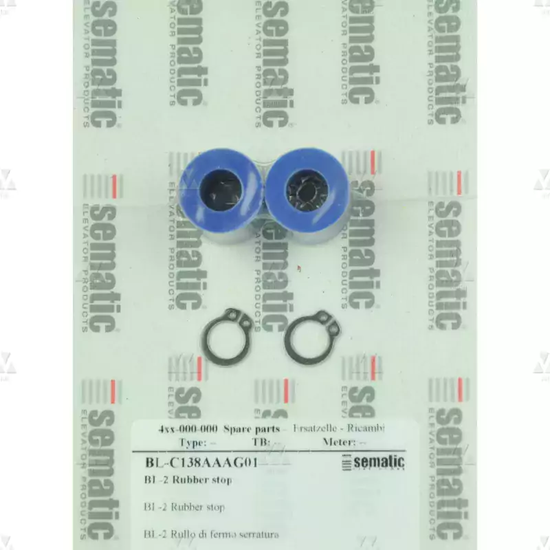 BL-C138AAAG01 | 2x Rubber lock stop, round shape (length = 20mm) BL-C138AAAG01 | 2x Rubber lock stop, round shape (length = 20mm)